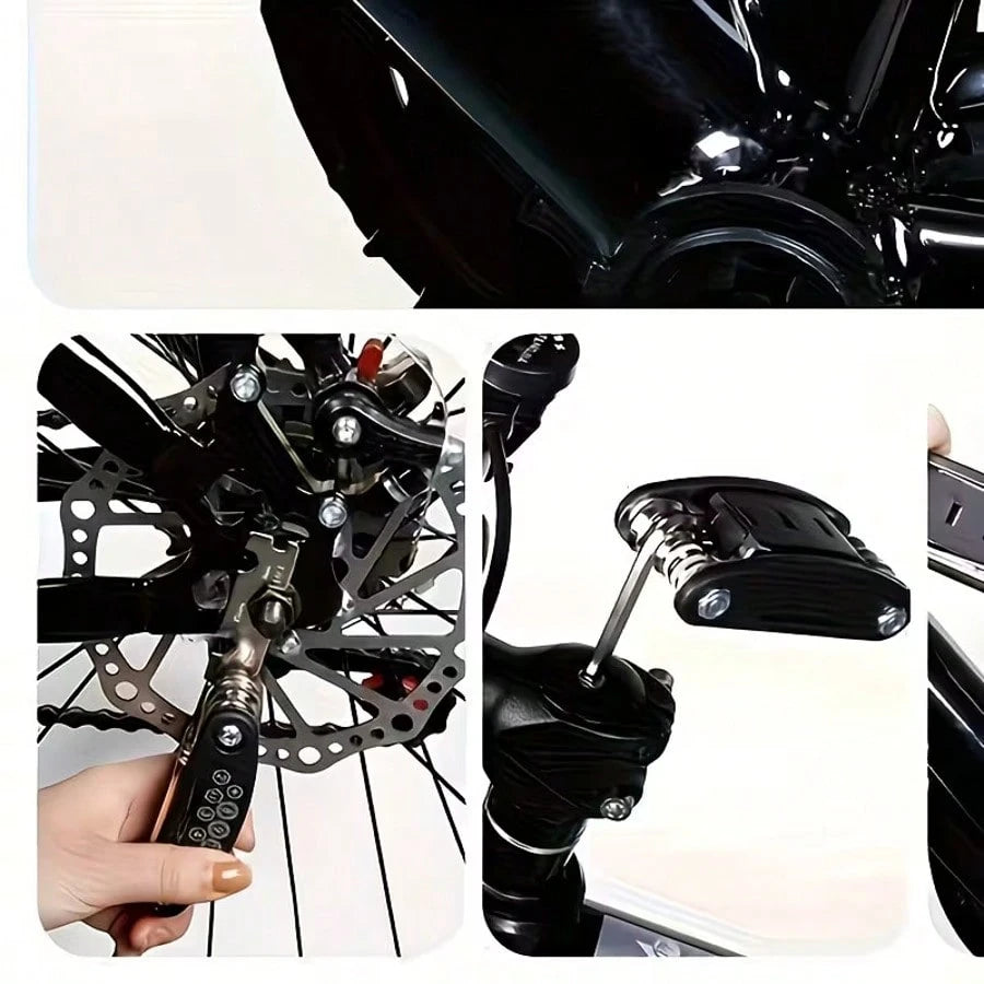 16-In-1 Foldable Multi-Function Screwdriver Wrench Set, Non-Slip Handle And Rotary Design, Durable And Convenient For Home And Auto Repair Universal Portable Maintenance Tool