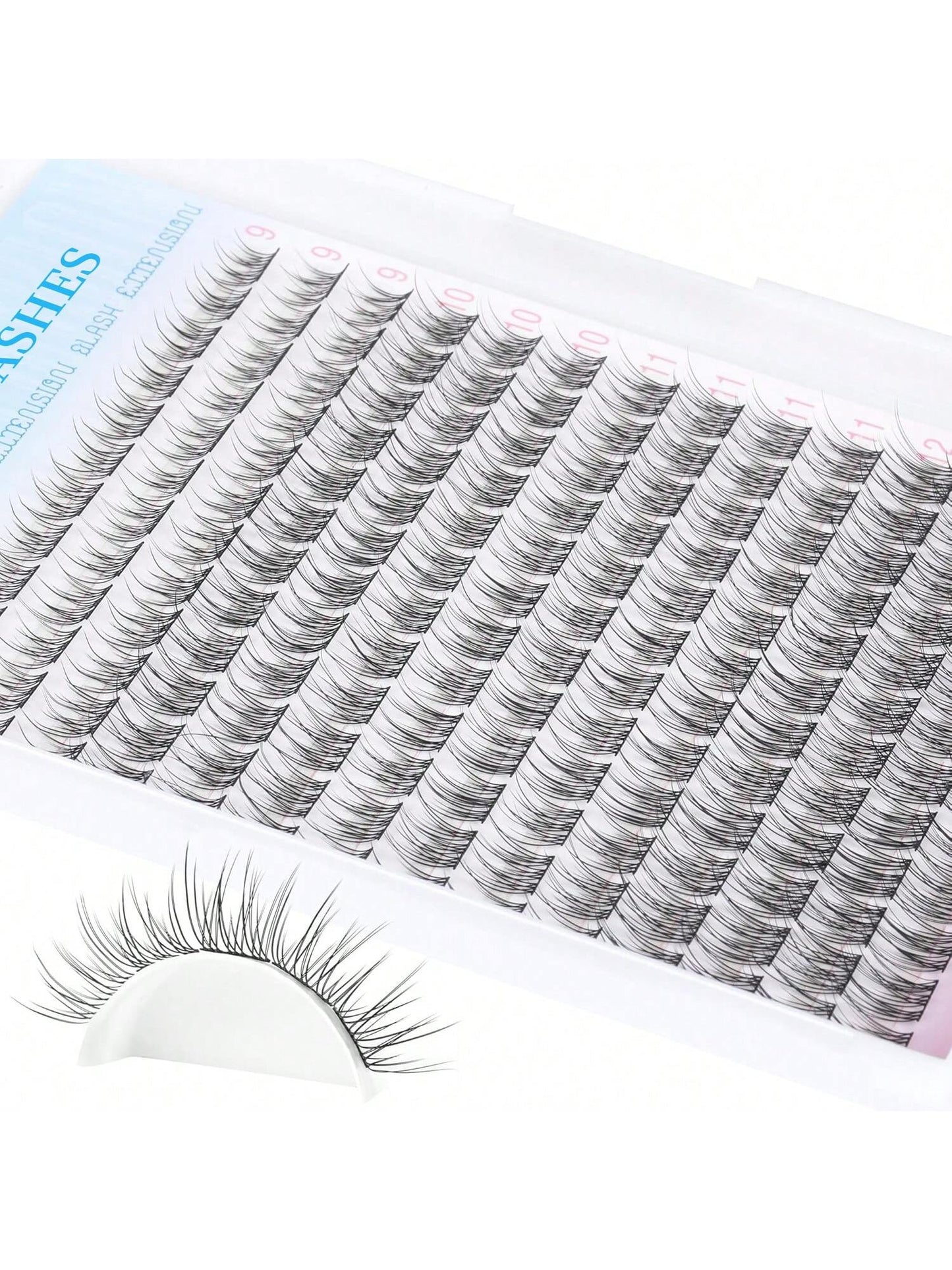 168pcs D Songs 9-12mm Mixed 0.07mm 14rows/168pcs Waterproof Mink, Lightweight DIY Lashes For Natural To Dramatic Makeup, Suitable For Daily Use And Eventslash Clusters,Eyelash Clusters,Individual Eyel