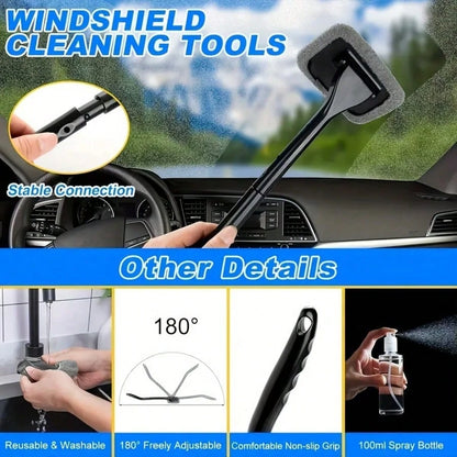 19pcs Car Ceaning Wash Kit Interior Detaling Cleaner Kit With High Power Handheld Vacum Brush Set, Windshield Tool Duster Towels, Complete Car Care Tools