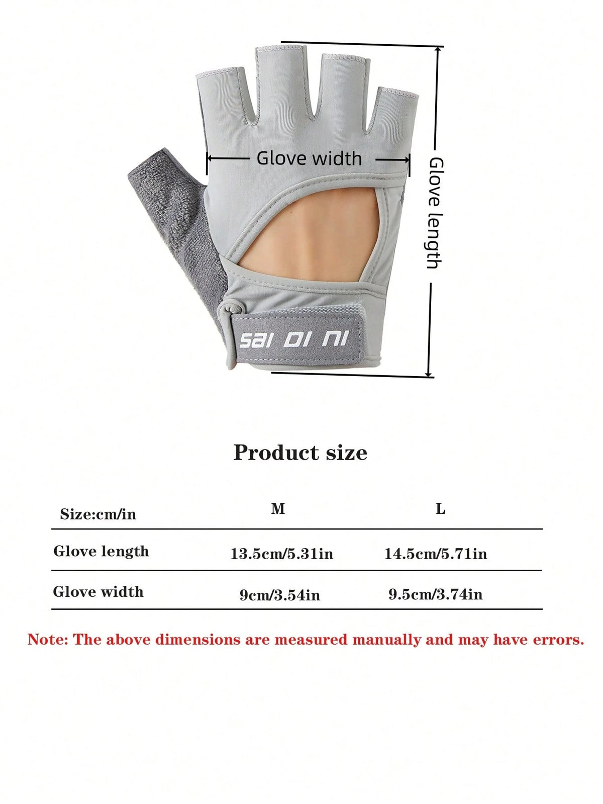 1pair Half-Finger Sports Gloves,Suitable For Cycling,Riding Motorcycle And Skiing,Black Gloves