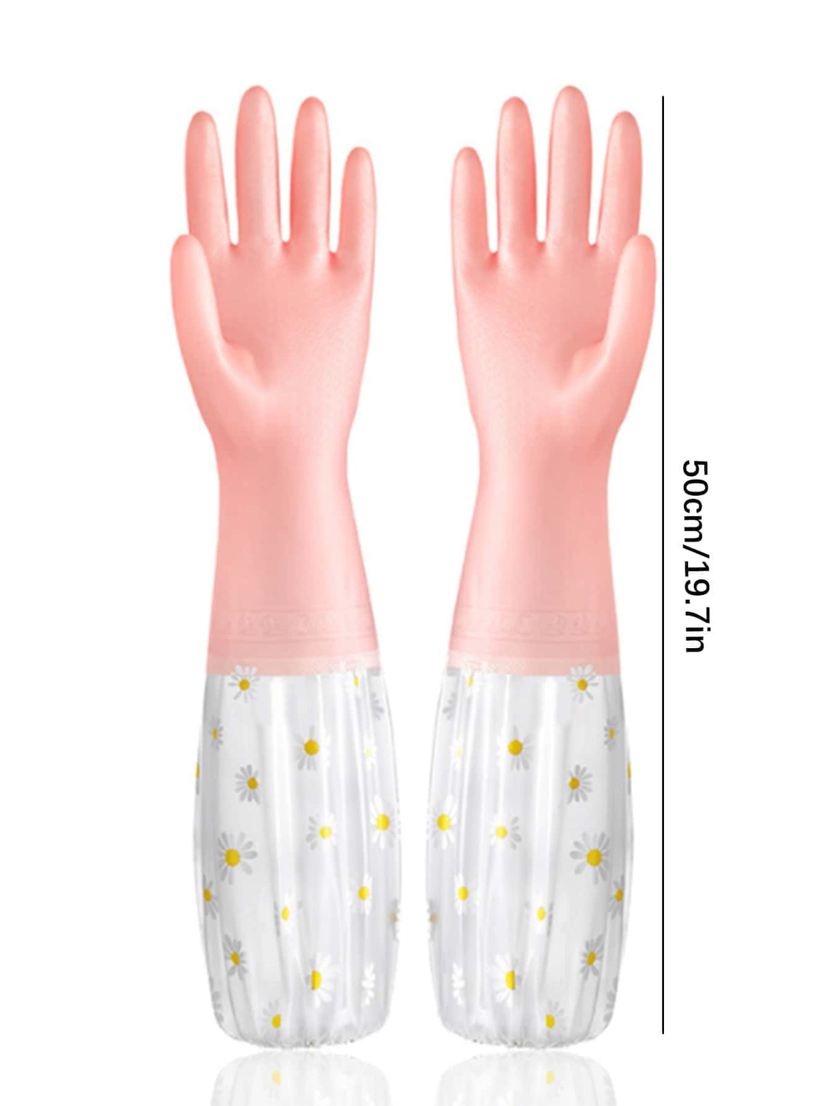1pair Thermal Dishwashing Gloves, Thick, Waterproof Non-Slip, Protective,Kitchen,Bathroom,Home,Household Suppliers