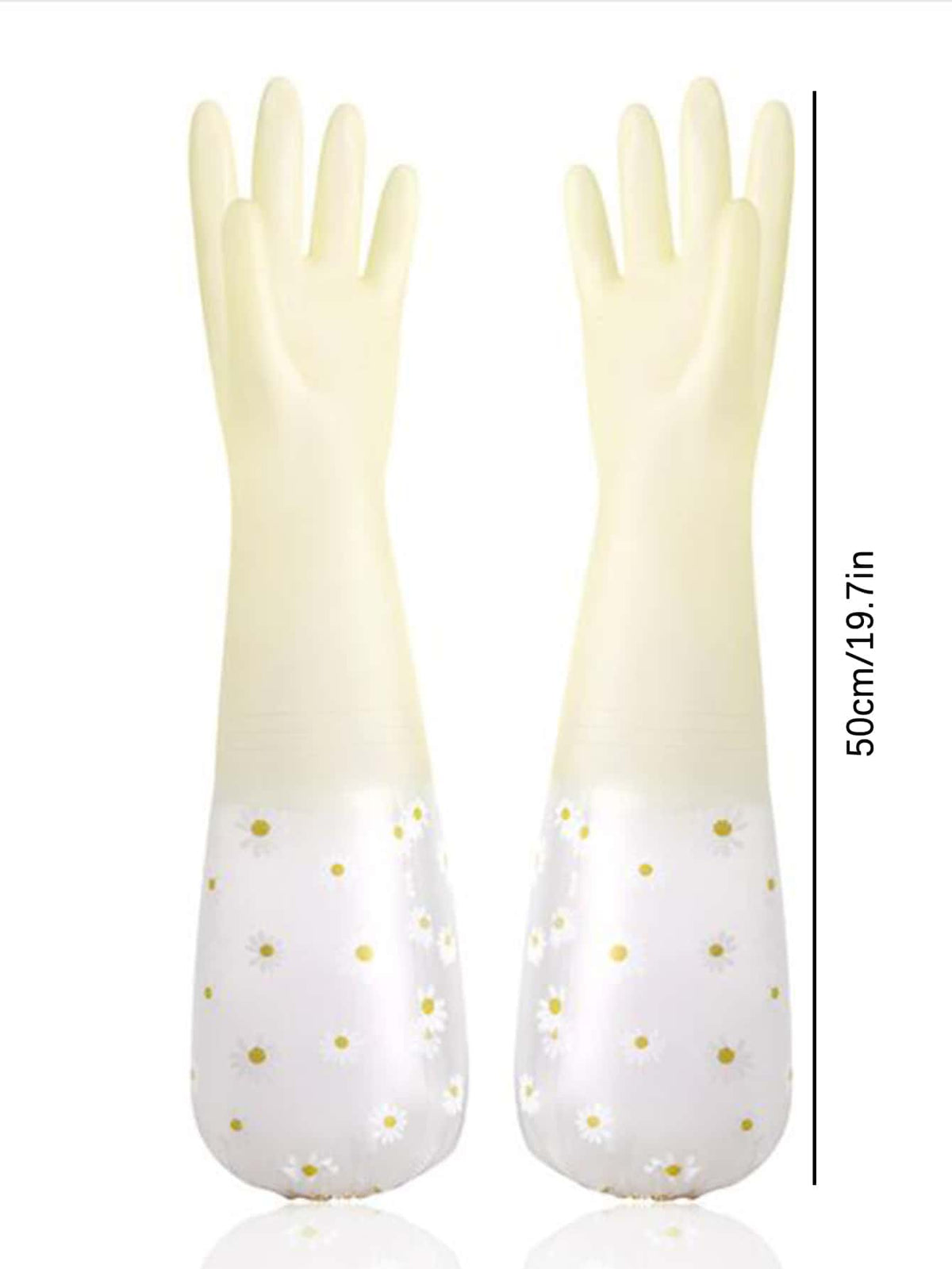 1pair Thermal Dishwashing Gloves, Thick, Waterproof Non-Slip, Protective,Kitchen,Bathroom,Home,Household Suppliers