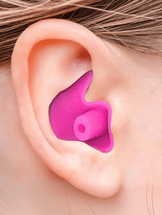 1pair Waterproof Silicone Soft Earplugs-Portable & Durable Swimming AccessoryFor Outdoor,Sport,Travel,Household,Office,School,For Summer Swimming Pool Party Games, Gifts, Summer Water Fun