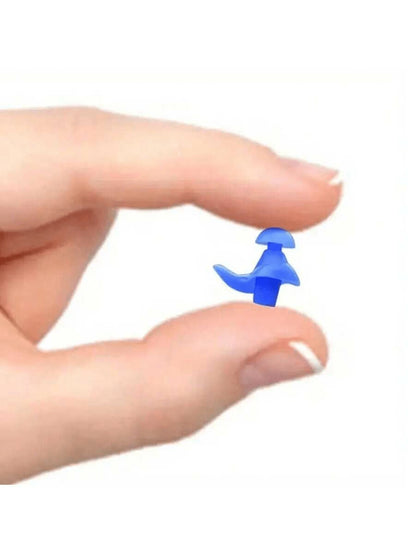 1pair Waterproof Silicone Soft Earplugs-Portable & Durable Swimming AccessoryFor Outdoor,Sport,Travel,Household,Office,School,For Summer Swimming Pool Party Games, Gifts, Summer Water Fun