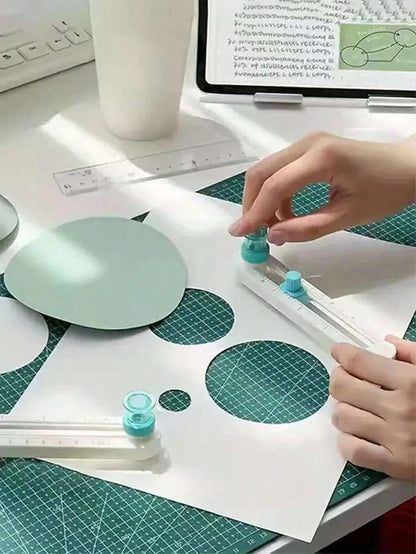 1pc 2-20cm Diameter Round Cutter, Portable Round Cutting Tool, Suitable For Home, Study, Office, Round, Straight, Circle Cutting