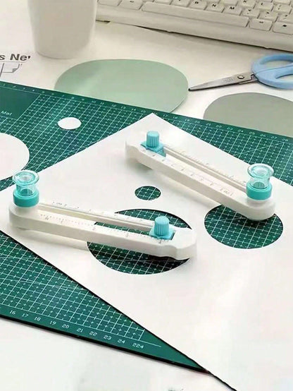 1pc 2-20cm Diameter Round Cutter, Portable Round Cutting Tool, Suitable For Home, Study, Office, Round, Straight, Circle Cutting