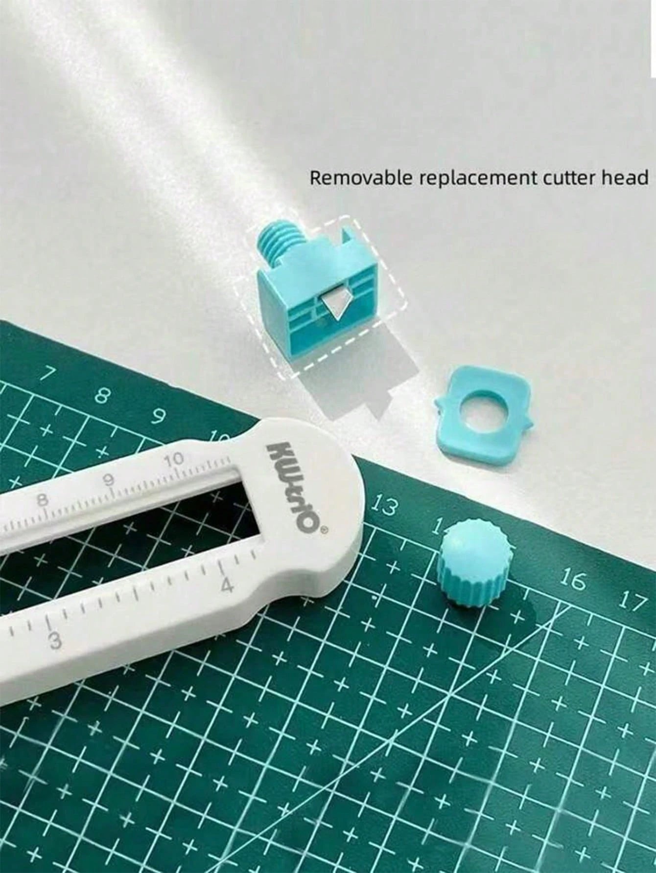 1pc 2-20cm Diameter Round Cutter, Portable Round Cutting Tool, Suitable For Home, Study, Office, Round, Straight, Circle Cutting