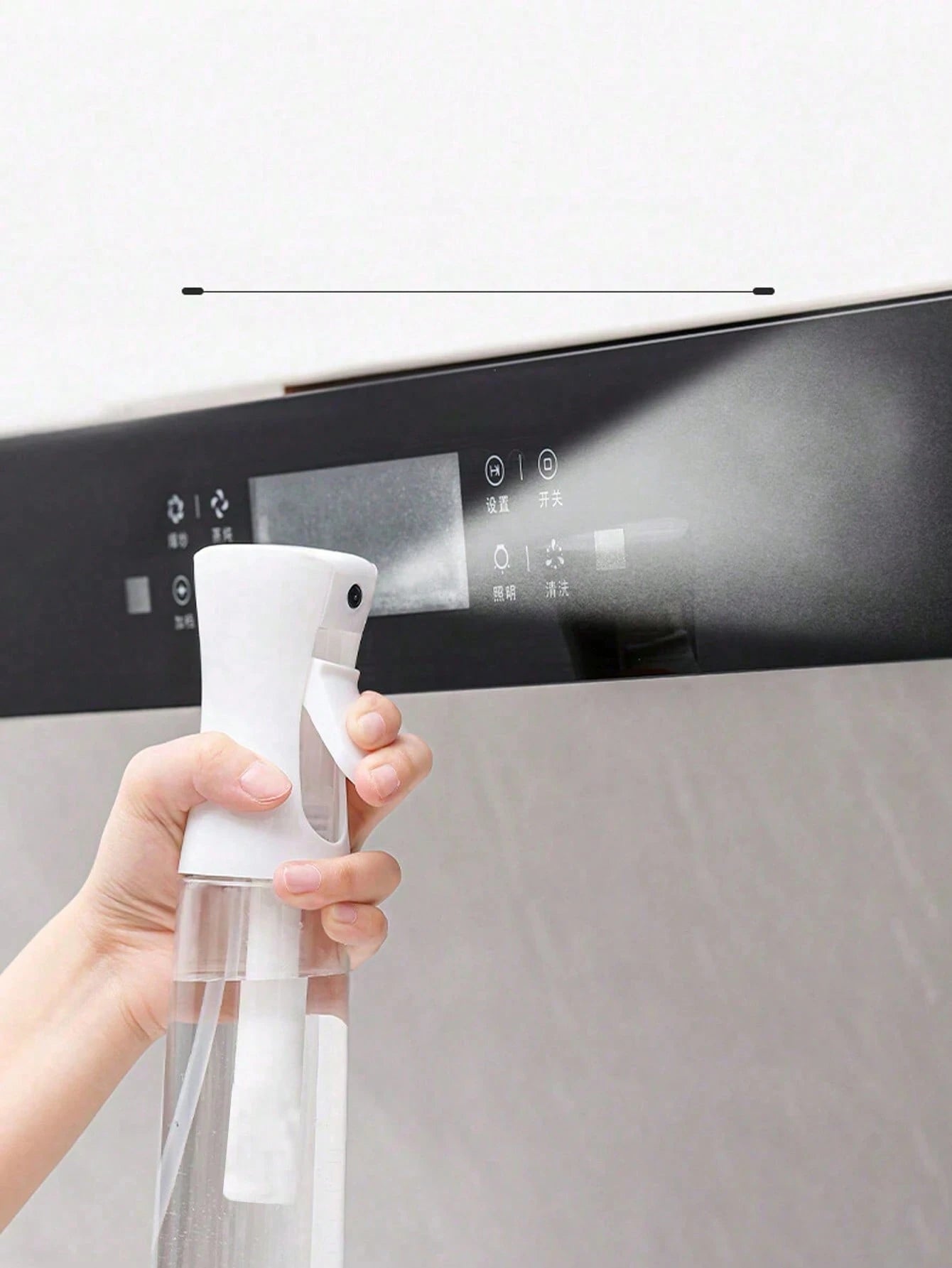 1pc 200ml/300ml/500ml High Pressure Continuous Automatic Fine Mist Professional Hair Spray Bottle, Suitable For Bathroom, Bedroom, Kitchen, Vanity, Hair Salon, Hair Accessories, Travel Multi-Functiona