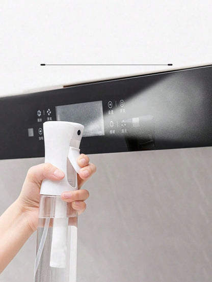 1pc 200ml/300ml/500ml High Pressure Continuous Automatic Fine Mist Professional Hair Spray Bottle, Suitable For Bathroom, Bedroom, Kitchen, Vanity, Hair Salon, Hair Accessories, Travel Multi-Functiona