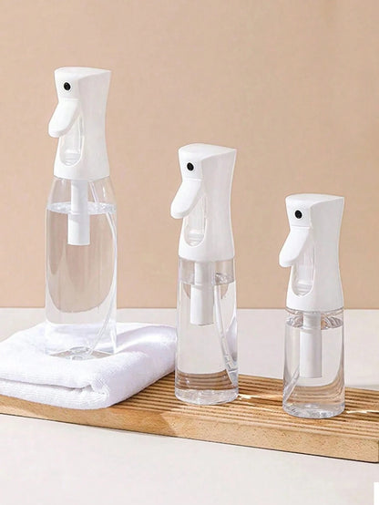 1pc 200ml/300ml/500ml High Pressure Continuous Automatic Fine Mist Professional Hair Spray Bottle, Suitable For Bathroom, Bedroom, Kitchen, Vanity, Hair Salon, Hair Accessories, Travel Multi-Functiona
