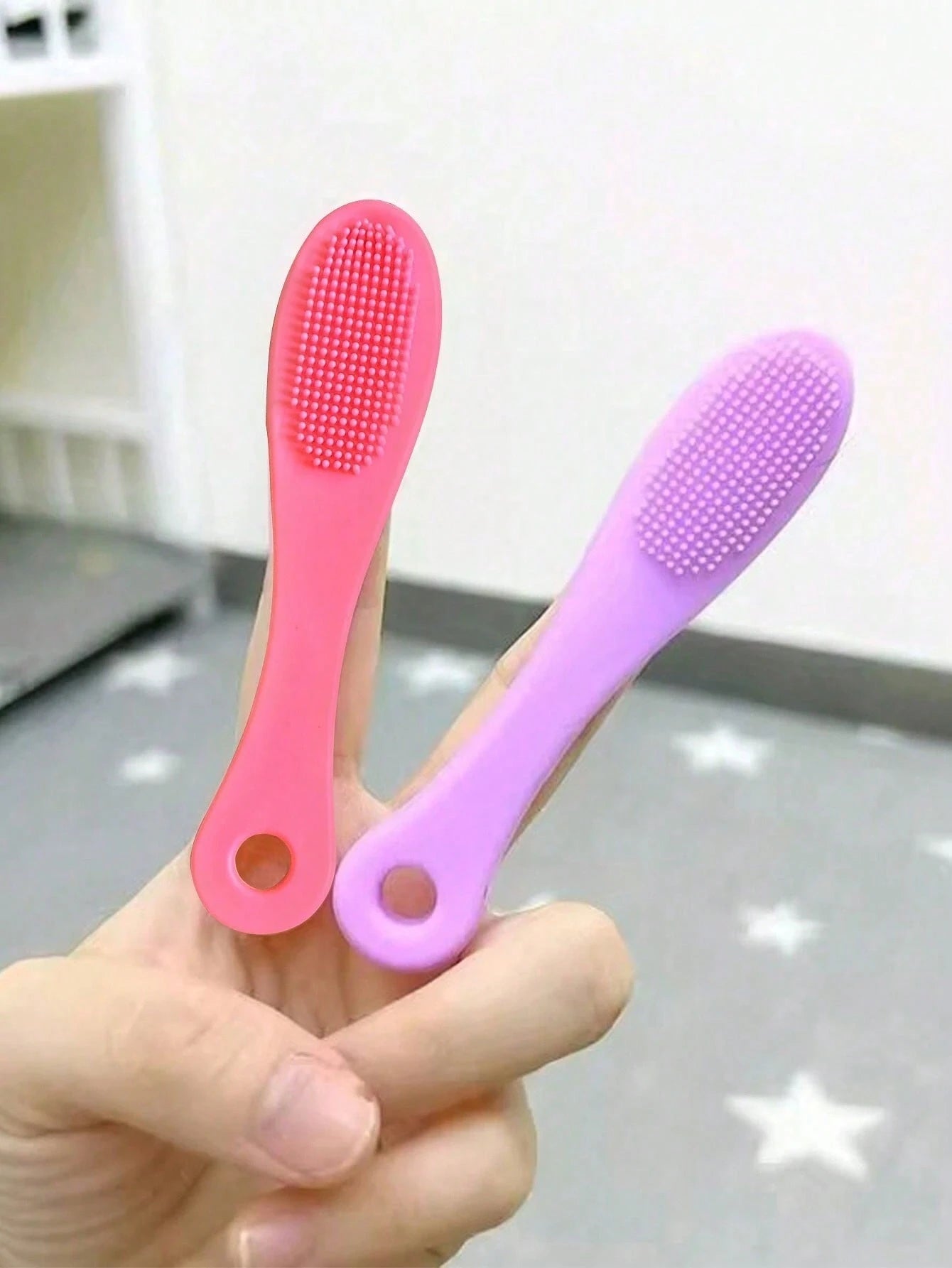 1pc/2pcs/5pcs Silicone Pore Cleaner Brush, Portable Blackhead Remover Massage Tool, Beauty Cleaning Instrument