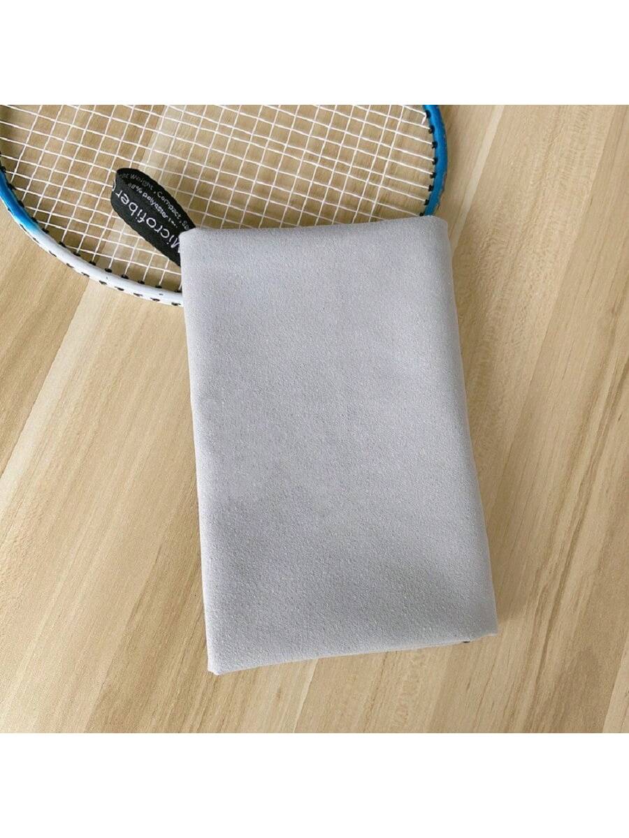 1pc/2pcs Double-Sided Plush Ultra Soft Microfiber Quick Dry Sports Towel, Lightweight, Absorbent, Non-Stick Sand, Suitable For Yoga, Swimming, Hiking, Camping