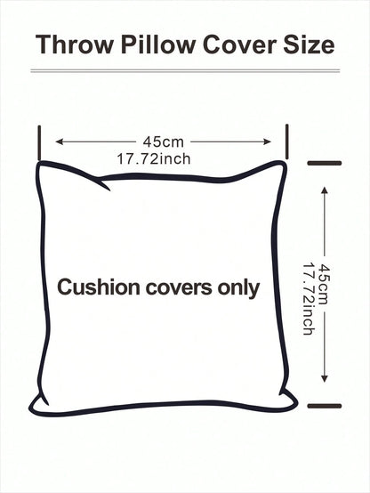 1pc/2pcs Halloween Pumpkin Cat Plush Embroidered Throw Pillow Cover, Autumn Harvest Thanksgiving Cushion Case For Sofa, Living Room, Bedroom, Home Decor, Holiday Gift