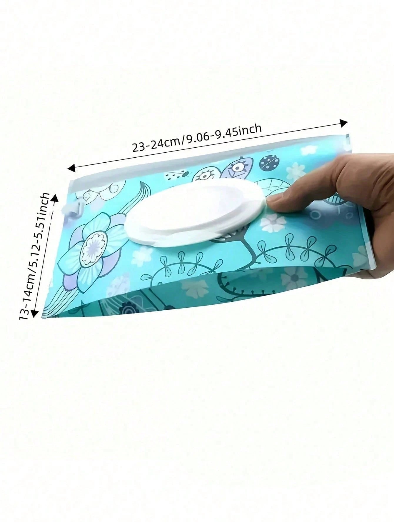 1pc/2pcs Quantity Optional Wet Wipes Refill Bag, Baby Wet Wipes Packaging Bag, Portable Flip-Top Dispenser, Self-Sealing Wet Wipes Refill Bag (Random Color/Style, 1pc For Single, 2pcs For Standard Siz