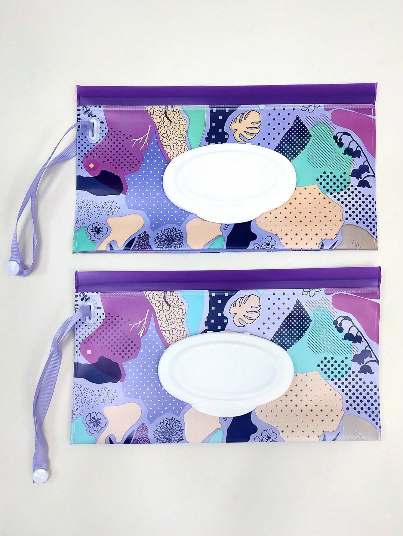 1pc/2pcs Quantity Optional Wet Wipes Refill Bag, Baby Wet Wipes Packaging Bag, Portable Flip-Top Dispenser, Self-Sealing Wet Wipes Refill Bag (Random Color/Style, 1pc For Single, 2pcs For Standard Siz