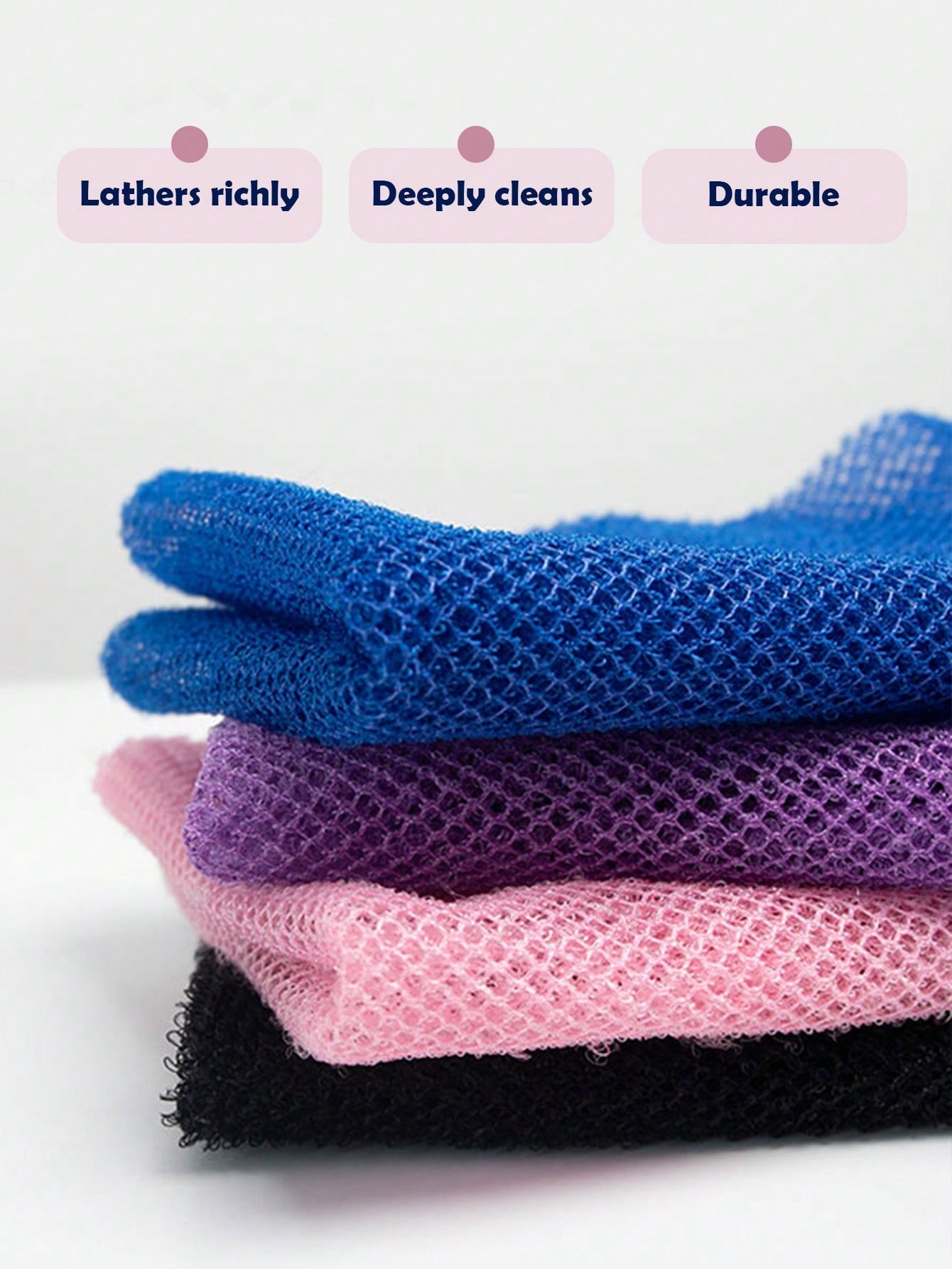 1pc/2pcsAfrican Bath Sponge, African Mesh Long Net Bath Sponge, Exfoliating Shower, Body Wash, Back Scrub,Body Scrubber,Sponge, Smooth Skin, Body Scrubber,Very Suitable For Daily Use