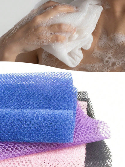 1pc/2pcsAfrican Bath Sponge, African Mesh Long Net Bath Sponge, Exfoliating Shower, Body Wash, Back Scrub,Body Scrubber,Sponge, Smooth Skin, Body Scrubber,Very Suitable For Daily Use