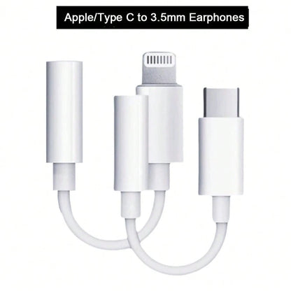 1pc 3.5mm Headphone Jack Adapter Compatible With IPhone/ Series, Auxiliary Audio Adapter Compatible With IPhone 17 Pro Max/17 Pro/17/Air/16/15/14/13/12/11/XS/XR/8/7/6, S25/S24/S23/S22/S21/S20 Ultra Pl