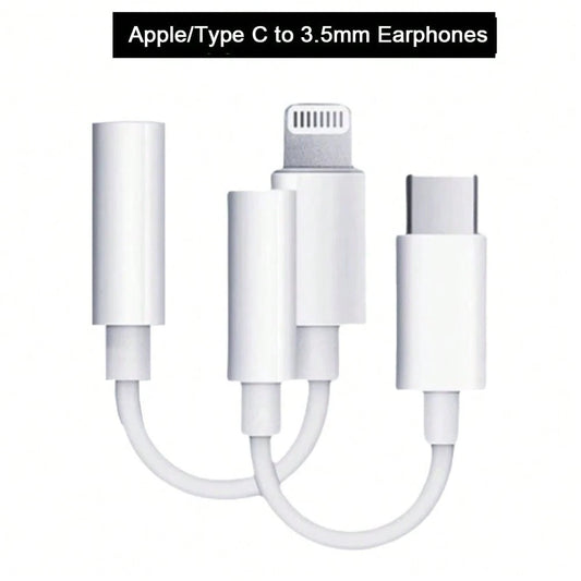 1pc 3.5mm Headphone Jack Adapter Compatible With IPhone/ Series, Auxiliary Audio Adapter Compatible With IPhone 17 Pro Max/17 Pro/17/Air/16/15/14/13/12/11/XS/XR/8/7/6, S25/S24/S23/S22/S21/S20 Ultra Pl