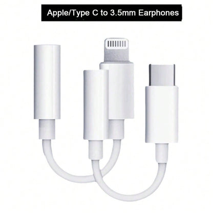 1pc 3.5mm Headphone Jack Adapter Compatible With IPhone/ Series, Auxiliary Audio Adapter Compatible With IPhone 17 Pro Max/17 Pro/17/Air/16/15/14/13/12/11/XS/XR/8/7/6, S25/S24/S23/S22/S21/S20 Ultra Pl