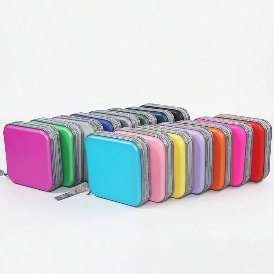 1pc 36-Slot CD/DVD Case, Portable CD/DVD Storage Bag, Dust-Proof Design, Suitable For Office And Home Use, Loved By Music Lovers And Movie Collectors