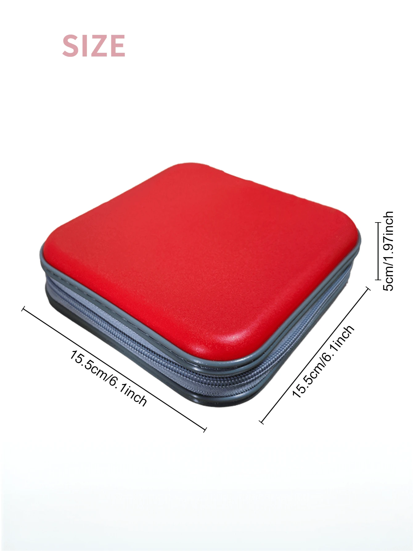 1pc 36-Slot CD/DVD Case, Portable CD/DVD Storage Bag, Dust-Proof Design, Suitable For Office And Home Use, Loved By Music Lovers And Movie Collectors