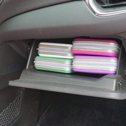 1pc 36-Slot CD/DVD Case, Portable CD/DVD Storage Bag, Dust-Proof Design, Suitable For Office And Home Use, Loved By Music Lovers And Movie Collectors