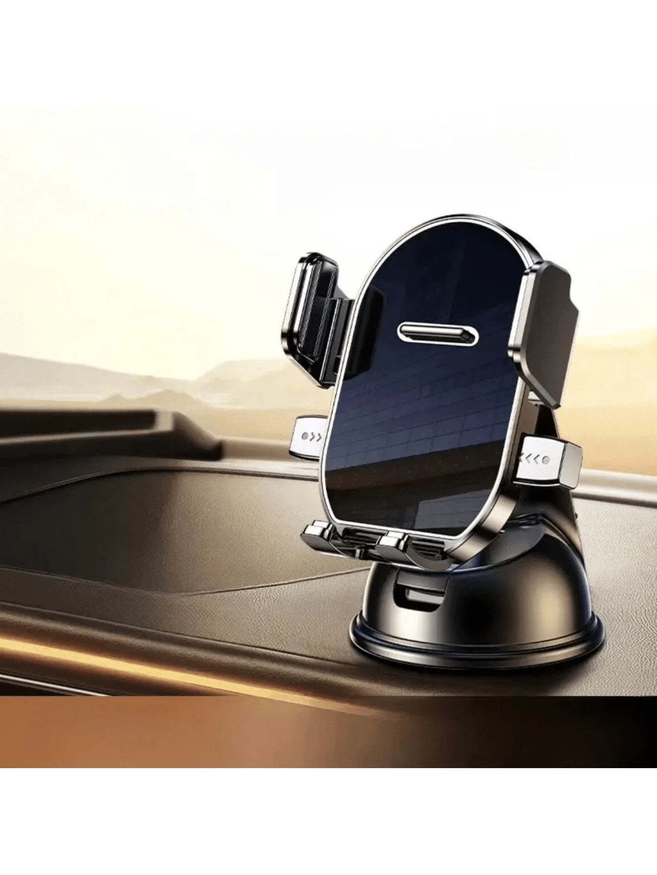 1pc 360° Adjustable Suction Cup Phone Holder, Strong Adsorption Anti-Slip, Supports All Viewing Angles, Car And Desktop Dual Use, Universal For All Phones