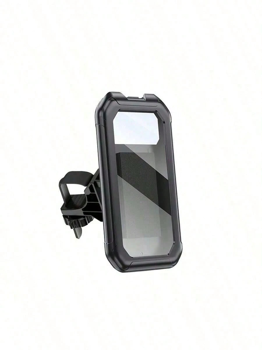 1pc 360° Rotatable Anti-Drop Bicycle Phone Holder, ABS Material, Quick Install Auto-Lock Design, Suitable For 4.7-6.8 Inch Phones, Multi-Function Outdoor Cycling Navigation Accessory, Can Be Installed