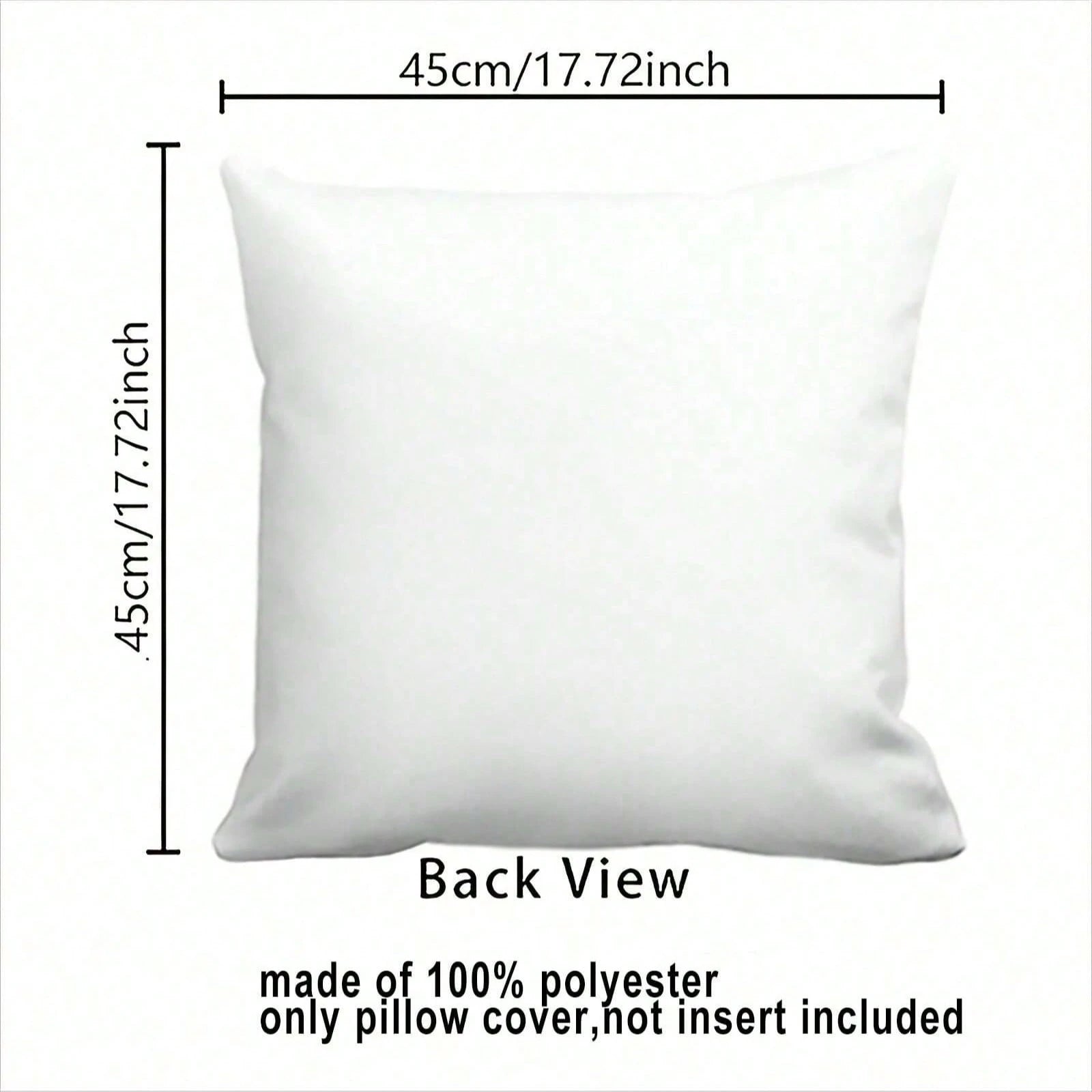 1pc 3D Floral Art Throw Pillow Cover, Oil Painting Style, Suitable For Home, Office, Living Room, Balcony Decor, Zipper Closure, Machine Washable, Size 45.72*45.72cm