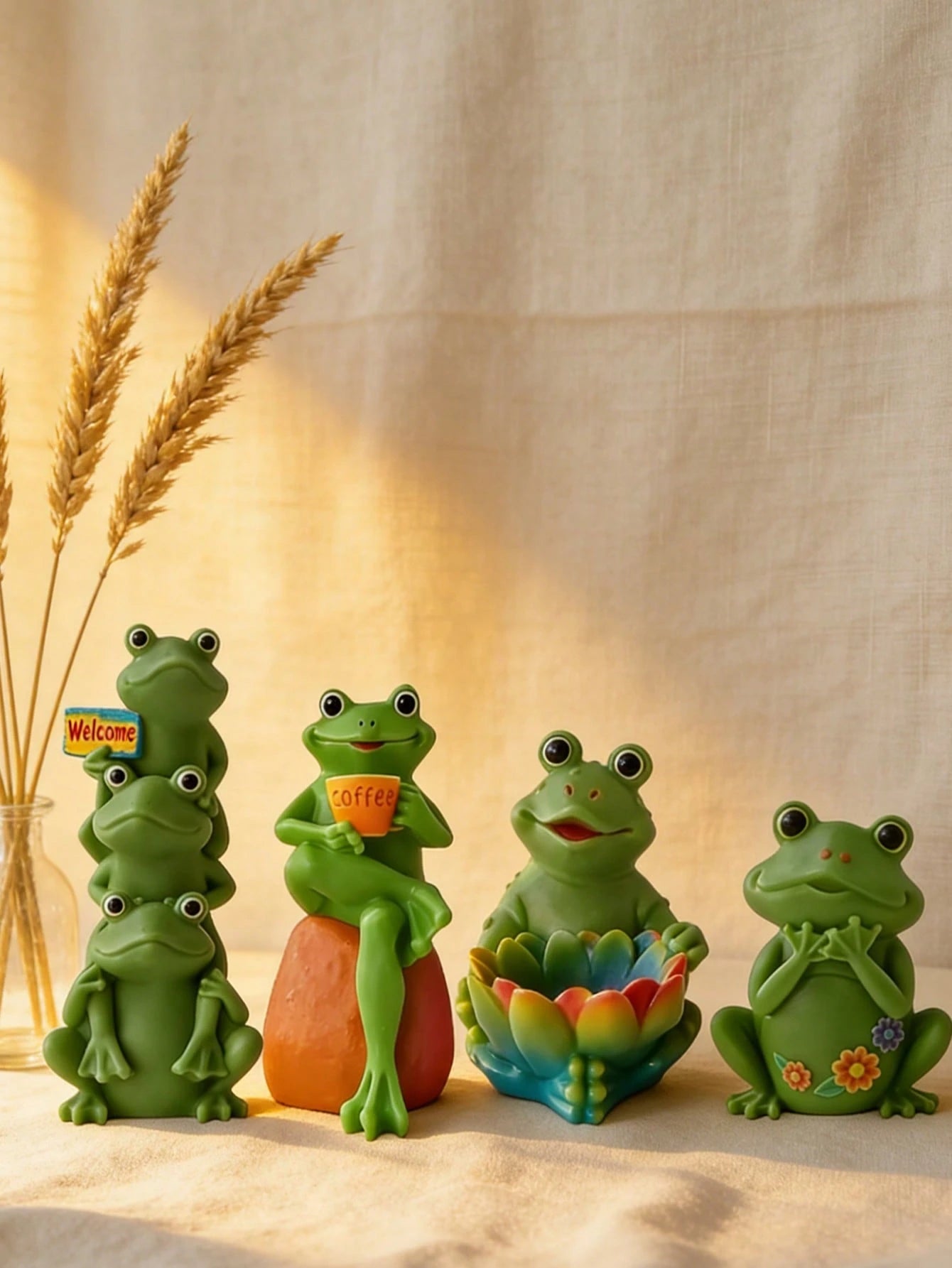 1pc 3D Toad & Frog Silicone Mold, DIY Animal Shaped Candle, Wax, Resin, Concrete, Plaster Decor Craft Tool For Home, Garden, Lawn Decoration
