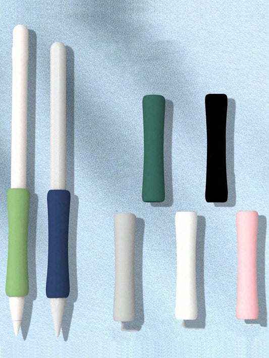 1pc/3pcs Silicone Apple Pencil 2nd Generation Grip Covers, Creative Thin Edge Swivel Design