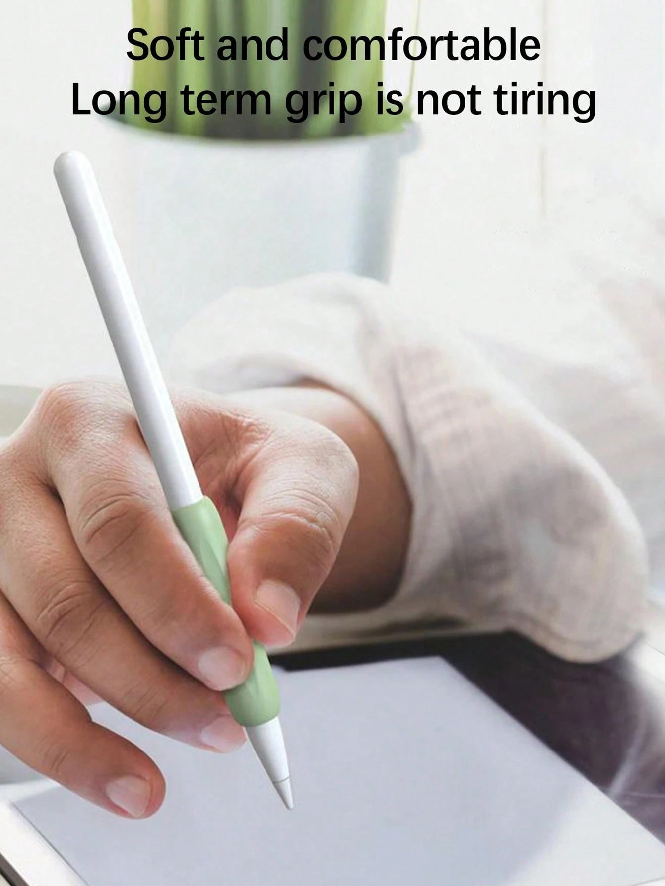 1pc/3pcs Silicone Apple Pencil 2nd Generation Grip Covers, Creative Thin Edge Swivel Design