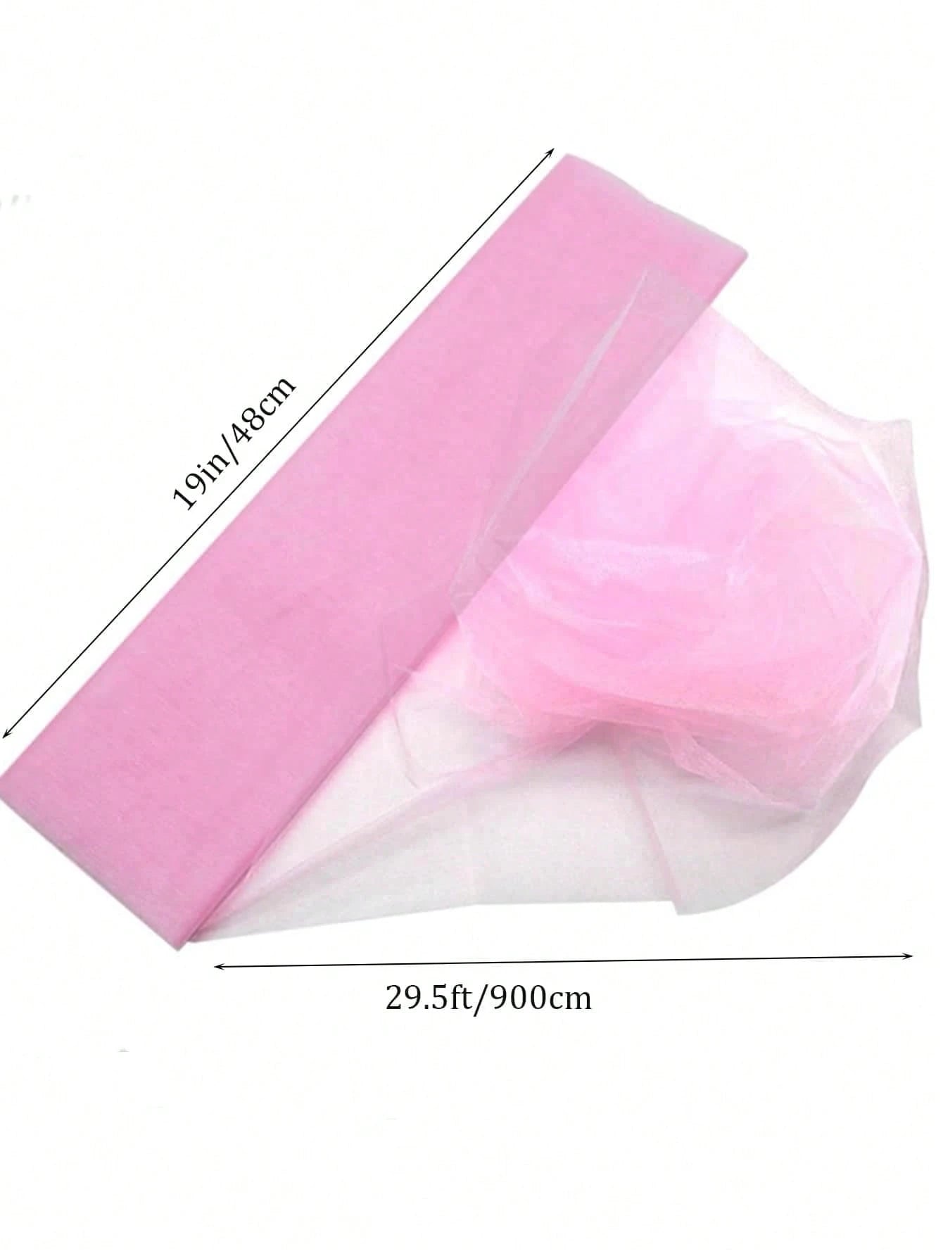 1pc-48cm * 9m Organza Wedding Party Decoration, Party Decoration, Festival Decoration, Staircase Yarn, Chair Back Yarn, Decorative Yarn,Baby Shower