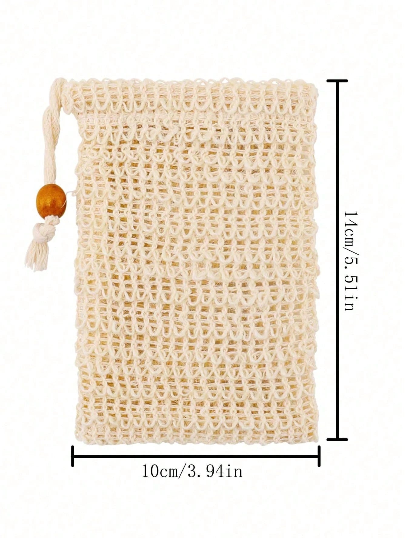 1pc/4pcs Soap Bags Mesh Exfoliating, Natural Sisal Soap Pouch, Suitable For Shower Exfoliating Home Bathroom Decor Fall Decor Back To School Shower Massaging Scrubbing,Halloween, Christmas
