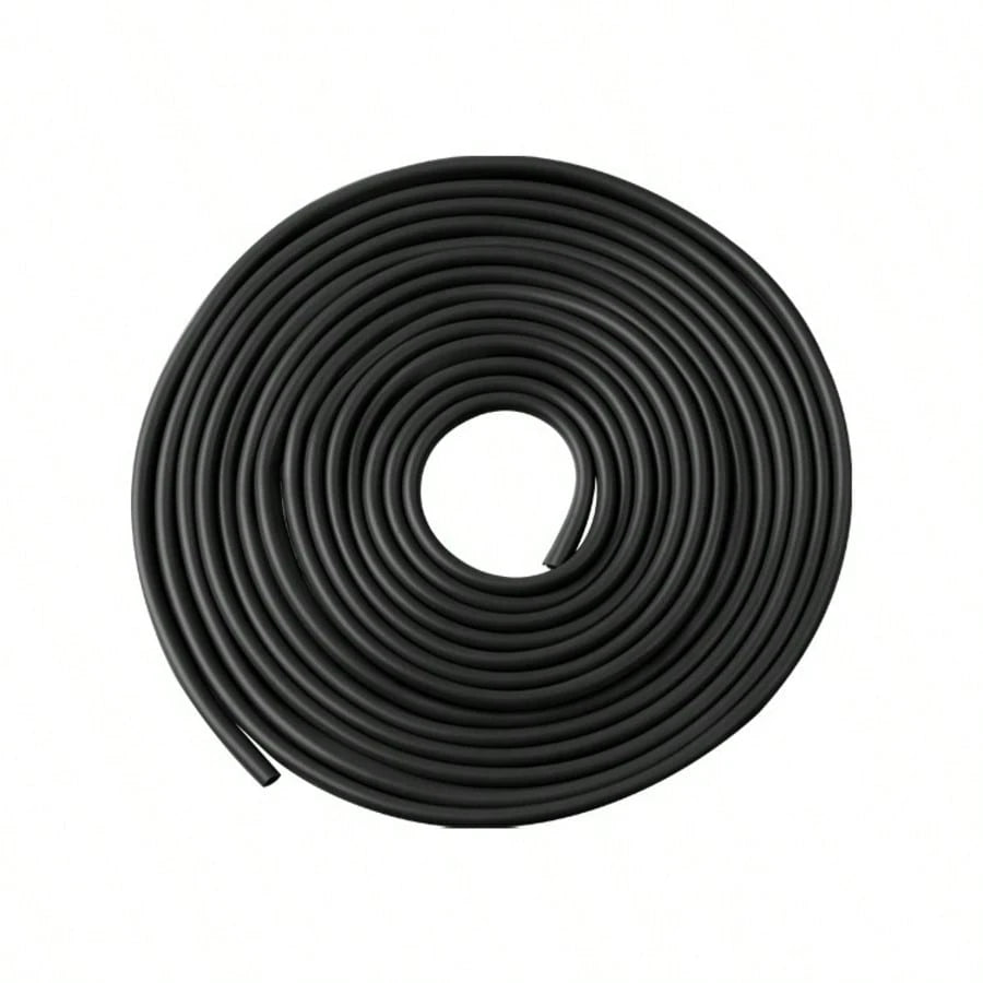 1pc 5m Car Door Edge Guard Strip, Car Door Edge Scratch-Resistant Decorative Strip, Metal Electroplated Anti-Collision Protective Strip For Car Door, Sound-Insulating Car Door Edge Strip