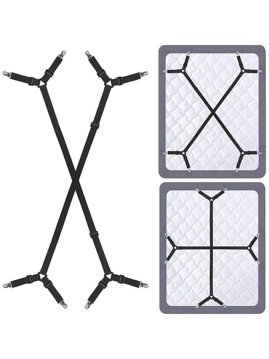 1pc Adjustable Bed Sheet Clip Holder, Anti-Slip Tablecloth Fastener, Factory Direct