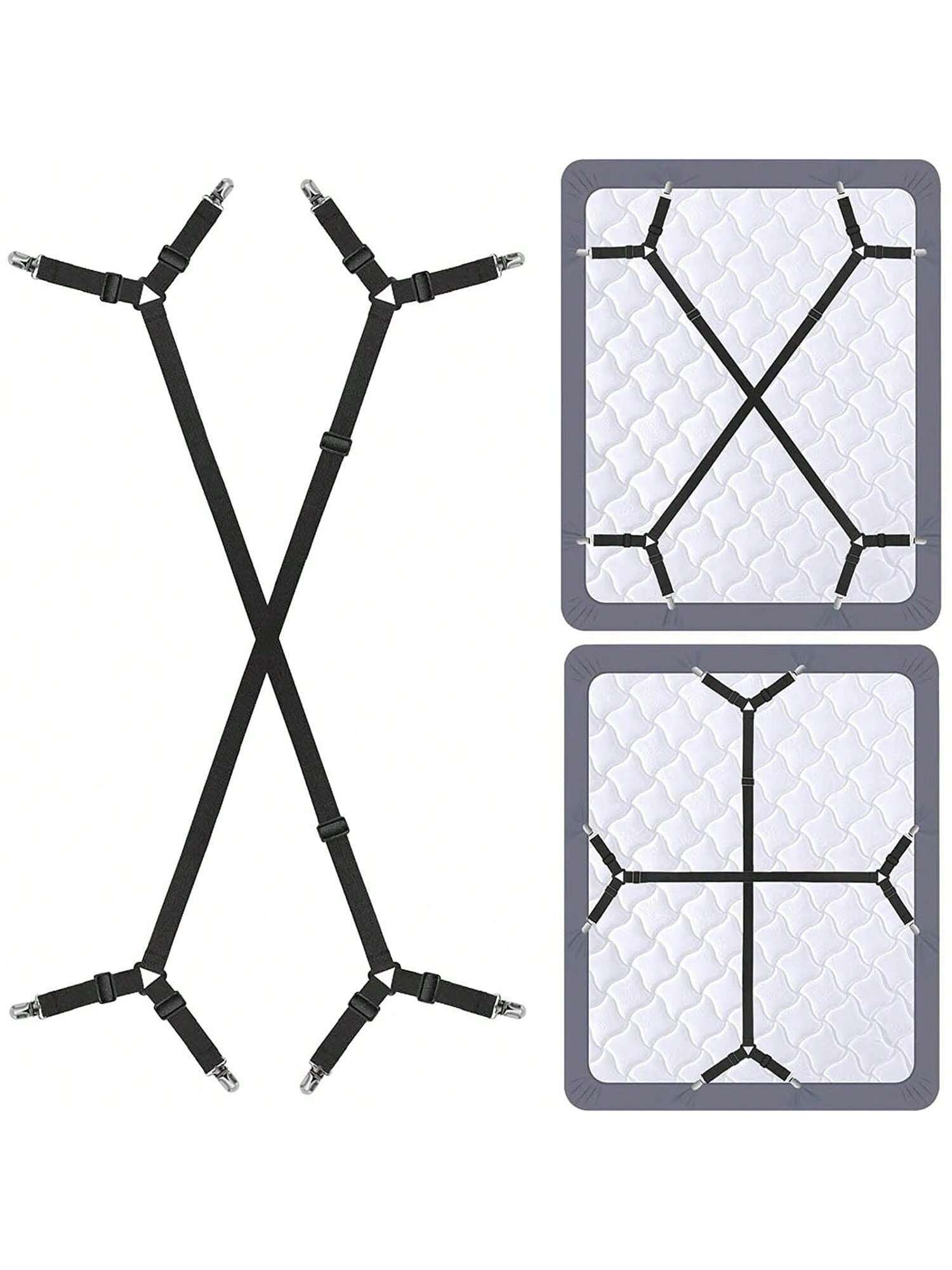 1pc Adjustable Bed Sheet Clip Holder, Anti-Slip Tablecloth Fastener, Factory Direct