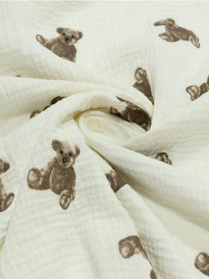 1pc Baby Blanket Cover, Baby Swaddle Blanket, Hospital Swaddle Wrap, Gauze Baby Wrap (Unisex For Boys And Girls), Swaddle Wrap, Baby Wrap, Unisex Newborn Gauze Blanket, Bedding, Baby Bath Towel Set, L