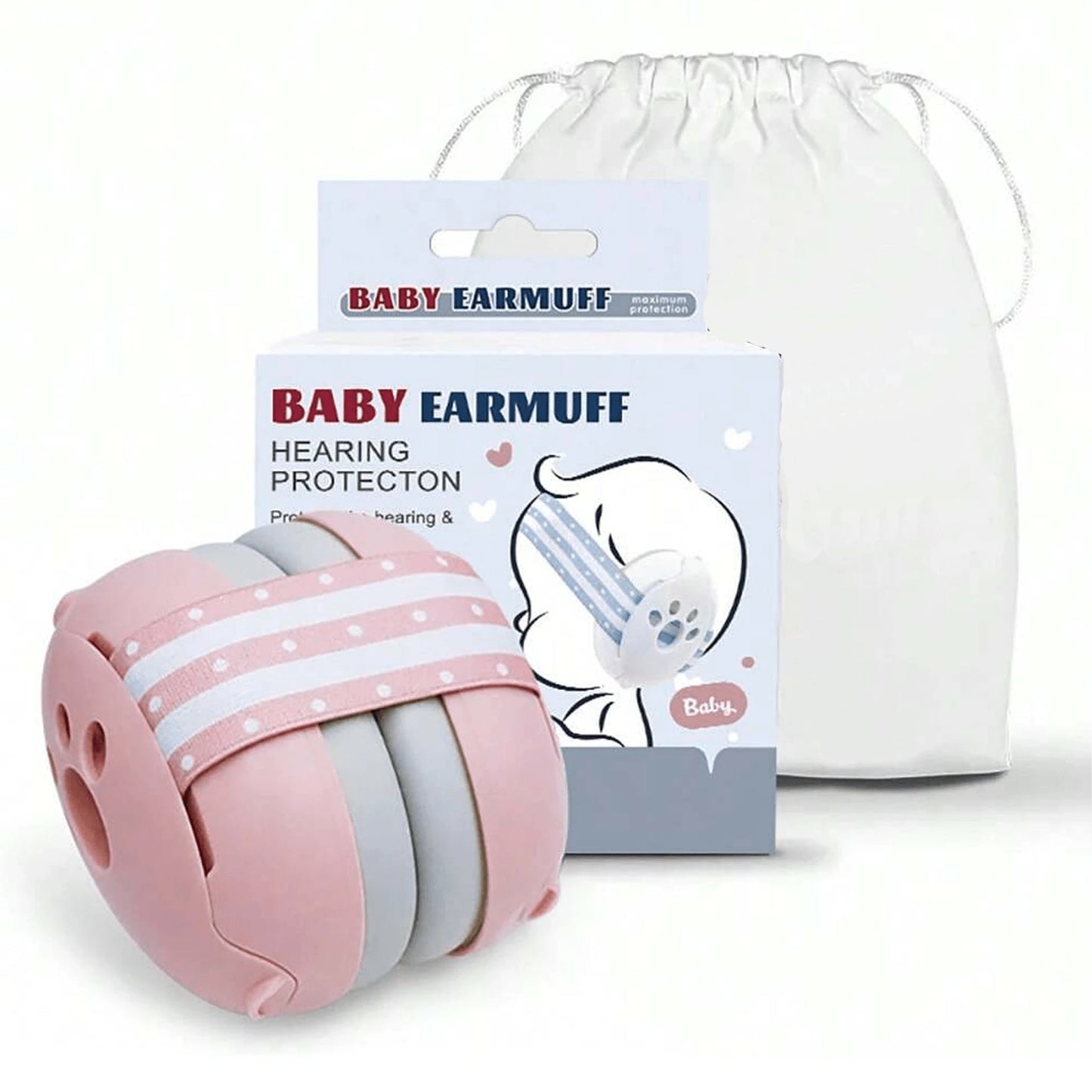 1pc Baby Soundproof Headset Headband Type Noise Reduction Ear Muffs For Sleeping, Outdoor Activities, Flying, Etc.