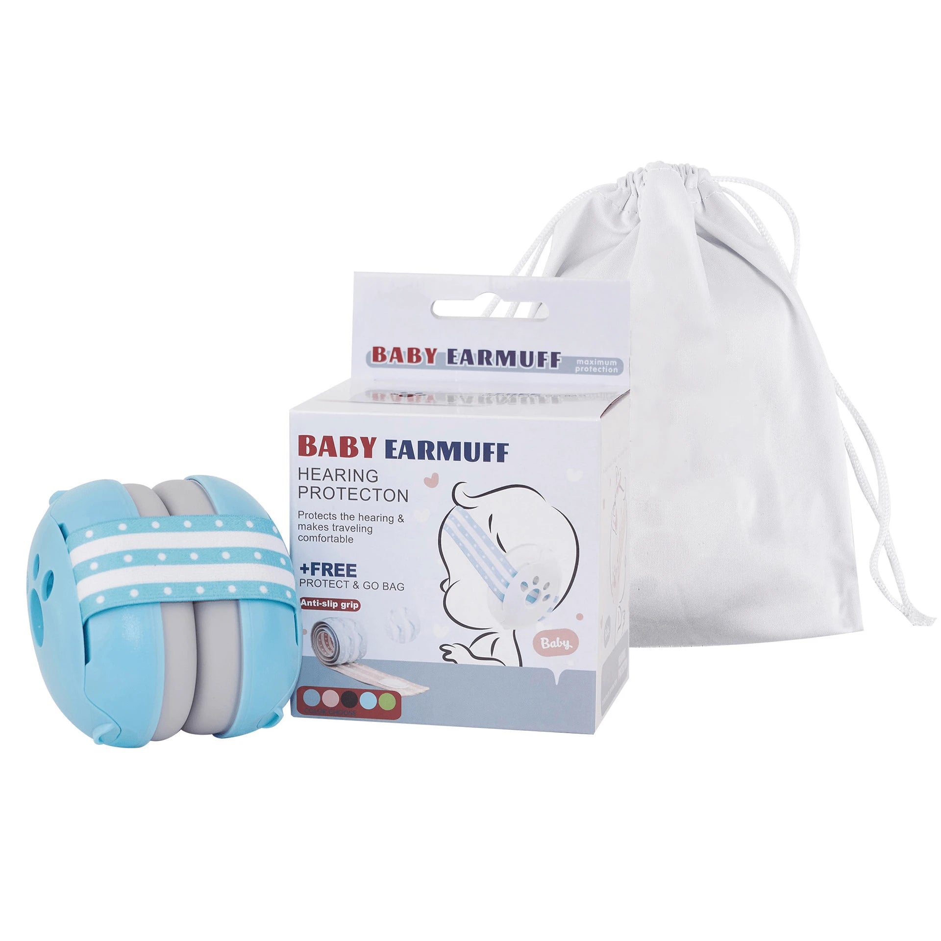 1pc Baby Soundproof Headset Headband Type Noise Reduction Ear Muffs For Sleeping, Outdoor Activities, Flying, Etc.