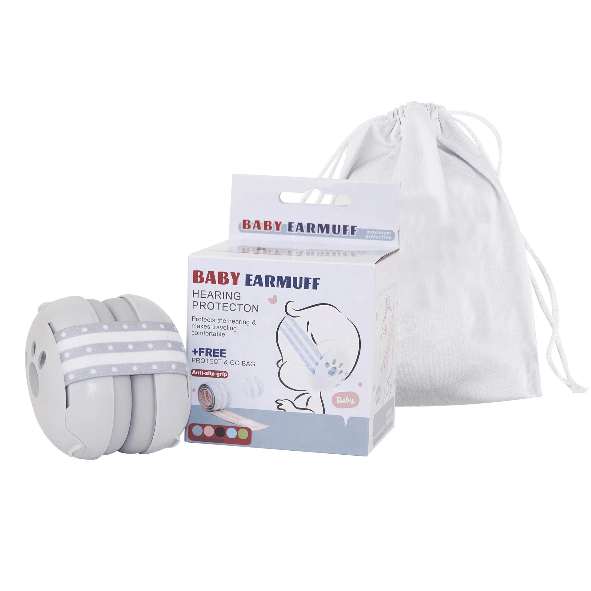 1pc Baby Soundproof Headset Headband Type Noise Reduction Ear Muffs For Sleeping, Outdoor Activities, Flying, Etc.