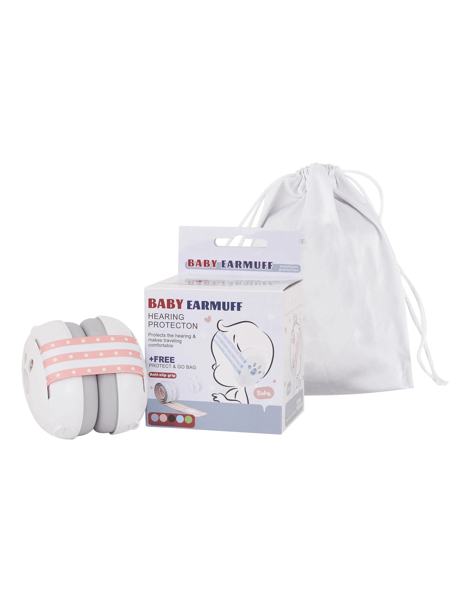 1pc Baby Soundproof Headset Headband Type Noise Reduction Ear Muffs For Sleeping, Outdoor Activities, Flying, Etc.