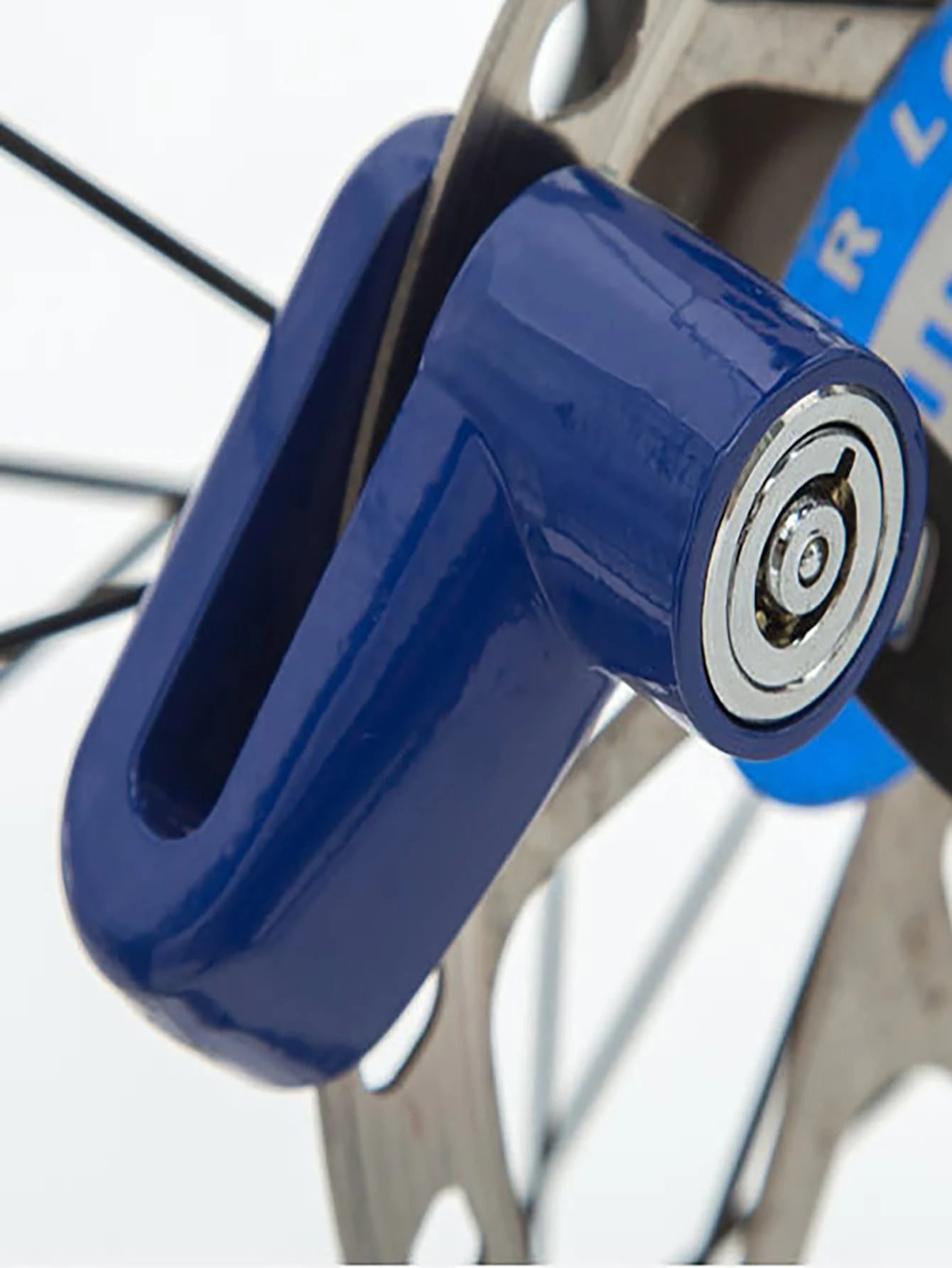 1pc Blue/Black Mountain Bike Lock Disc Brake Lock For Motorcycle, E-Bike Anti-Theft Disc Lock Accessories