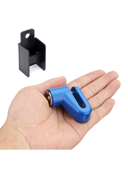 1pc Blue/Black Mountain Bike Lock Disc Brake Lock For Motorcycle, E-Bike Anti-Theft Disc Lock Accessories