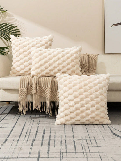 1pc Bohemian Style Turtle Print Plush Pillowcase, Suitable For Living Room, Bedroom And Outdoor Use All Year Round
