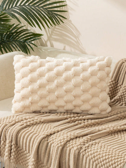 1pc Bohemian Style Turtle Print Plush Pillowcase, Suitable For Living Room, Bedroom And Outdoor Use All Year Round