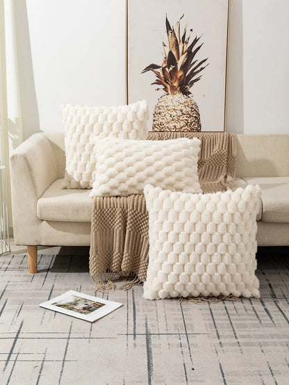 1pc Bohemian Style Turtle Print Plush Pillowcase, Suitable For Living Room, Bedroom And Outdoor Use All Year Round