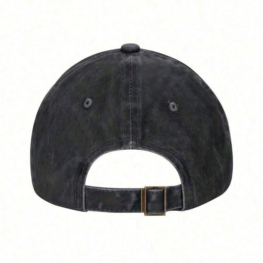 1PC Brown Skin Girl Graphic Vintage Washed Baseball Cap, Lightweight Casual Retro Hat For Women Summer Sports Vacation Daily Wear