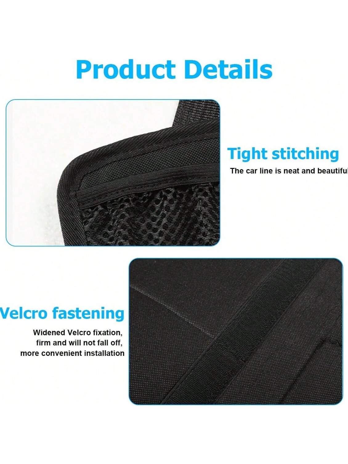 1pc Car Trunk Organizer, Detachable Vehicle Backseat Storage Bag With 4 Compartments, Large Capacity Back Seat Organization Hanger With Lids, Space Saving Universal Automotive Accessories